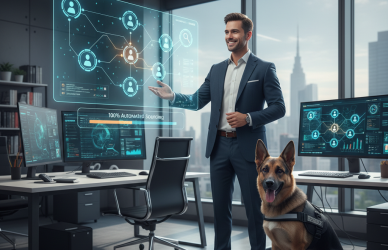 Découvrez l'étude de cas d'une agence de sécurité B2B qui a révolutionné son rec - sourcingautomatisé, recrutementcynophile,