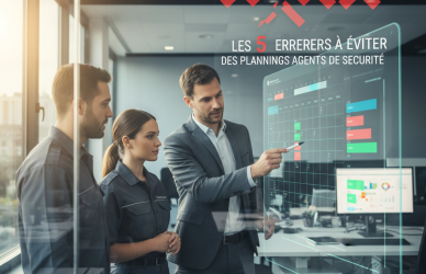 Découvrez les erreurs courantes dans la gestion des plannings d'agents de sécuri - planning agents sécurité, gestion d'équipe