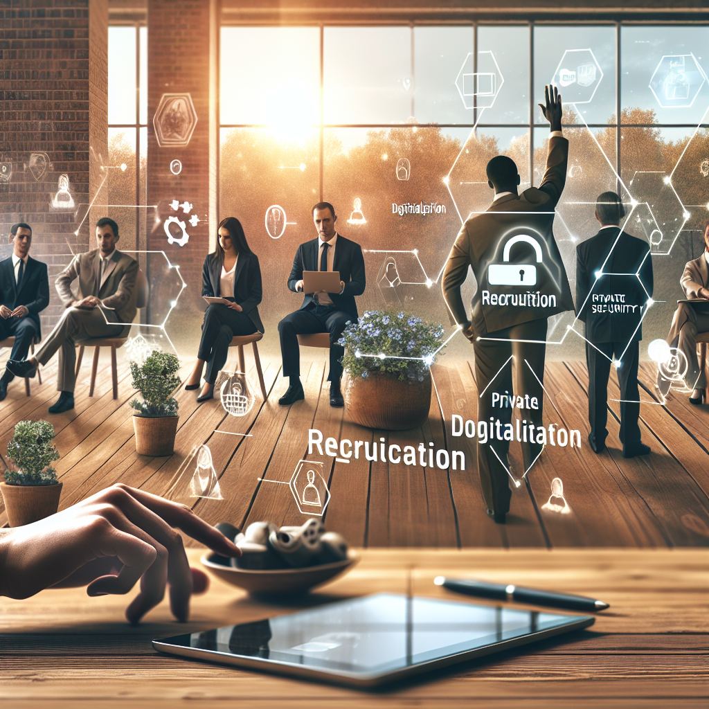 Cet article abordera comment la digitalisation transforme le processus de recrut - digitalisation, recrutement, sécurité priv