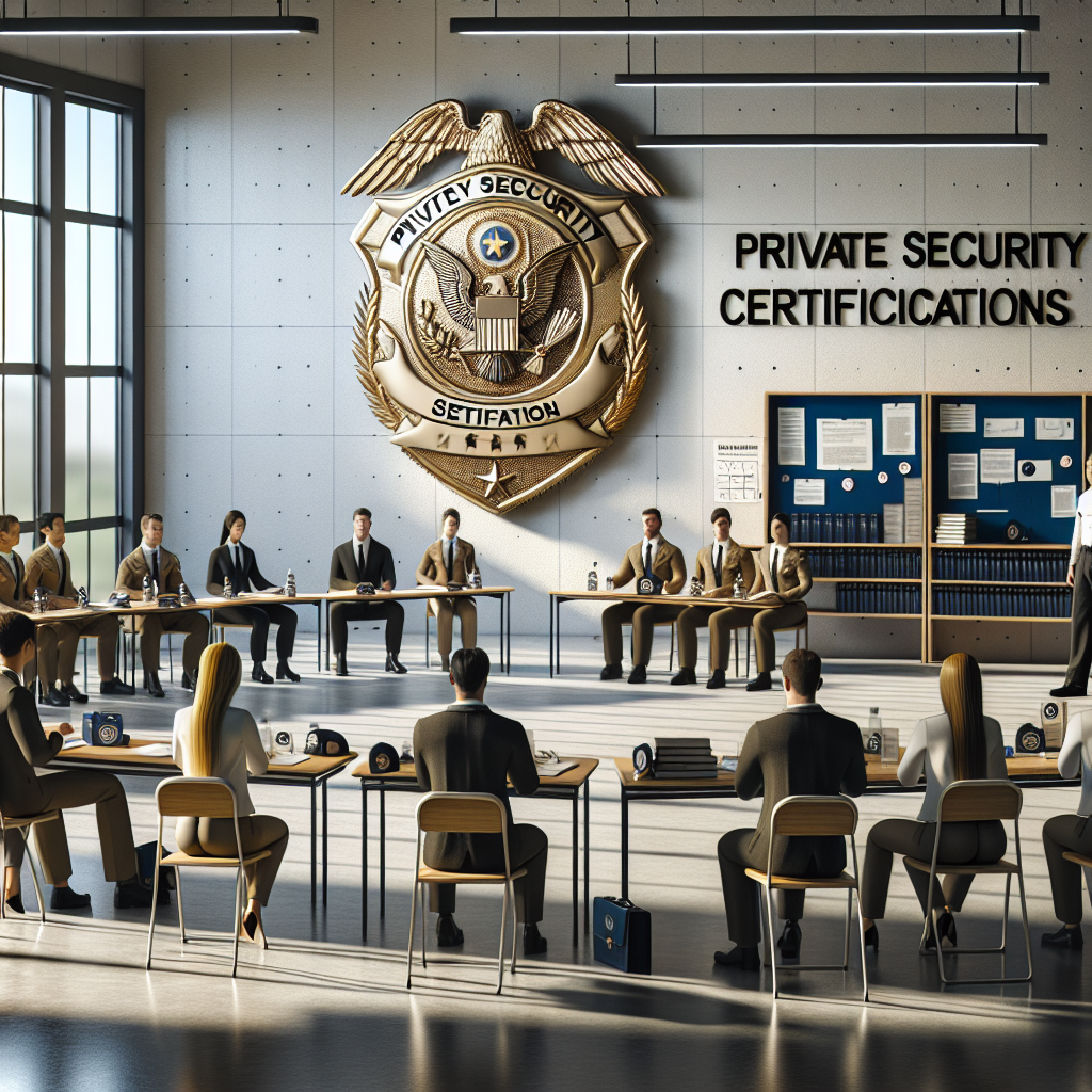 Cet article mettra en lumière les certifications émergentes et leurs impacts sur - certifications, sécurité privée, marché de