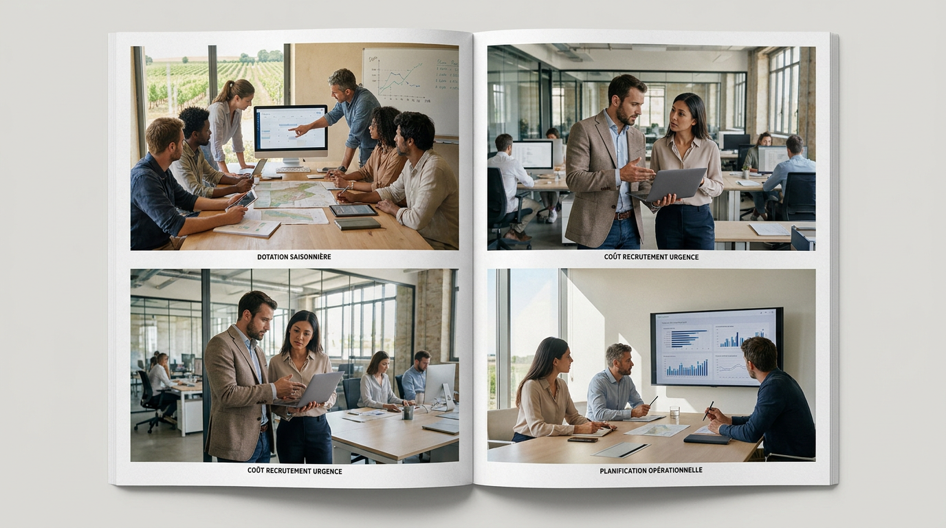 Faut-il succomber à la pression du pic saisonnier ? Ce comparatif opérationnel c - dotation saisonnière, coût recrutement urg